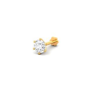 1 Stone Nosepin (0.15 CT) | 18k Gold